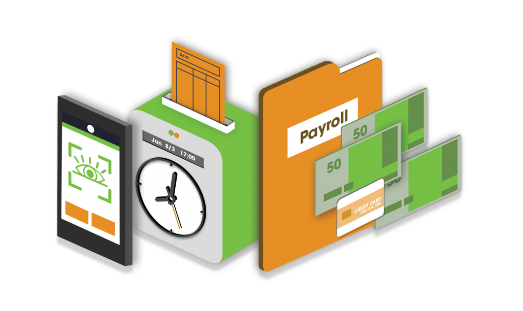 Illustration depicting AgriSmart's timesheets and payroll.